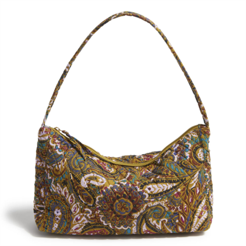 Vera Bradley outlet cotton slouchy shoulder bag