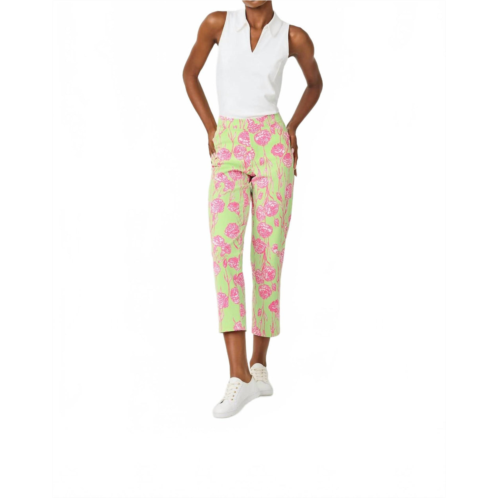 Lilly Pulitzer upf50 estero pull-on pants in pistachio macaron alina golf
