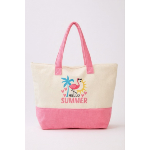 FASHNZFAB hello summer terry tote