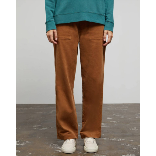 Onia wide leg corduroy carpenter pant in mineral