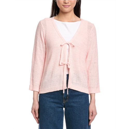 Jones New York tie-front cardigan
