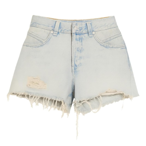Free People womens now or never denim shorts well worn