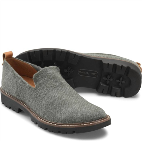 Comfortiva womens lexya loafers in dark grey