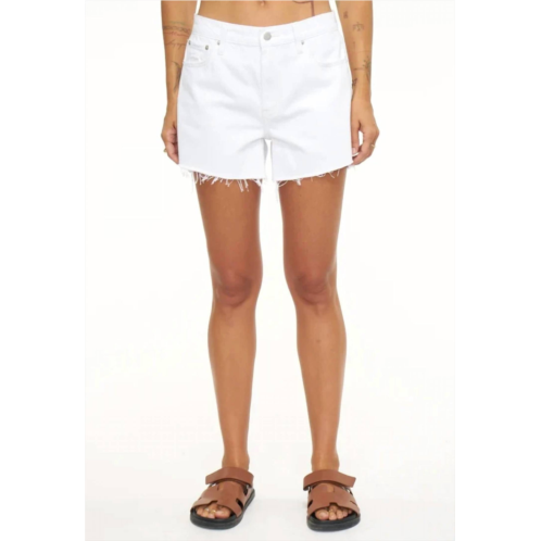 PISTOLA connor relaxed high rise vintage short in blank canvas