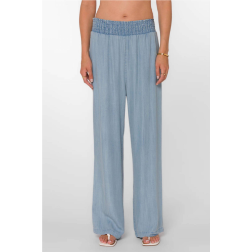 Velvet Heart womens pull on pant in blue
