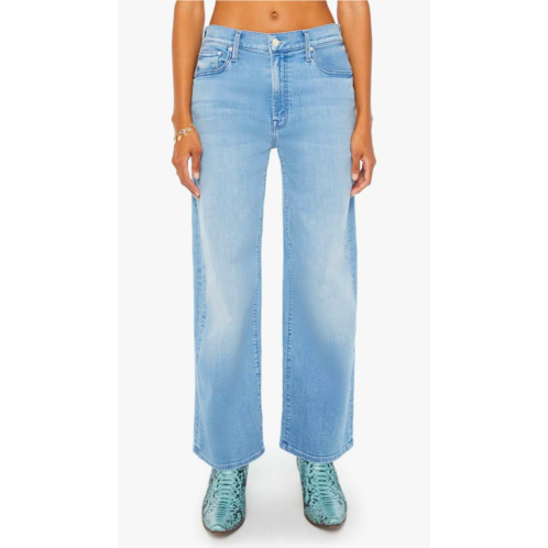 Mother the dodger flood loose straight leg jeans in all over the map