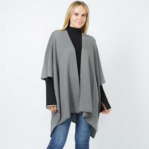 TRUEDAMES rulex knit ruana vest poncho