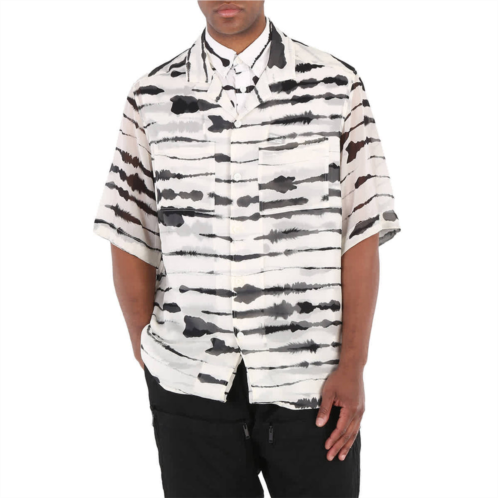 Burberry watercolour print double-layered shirt