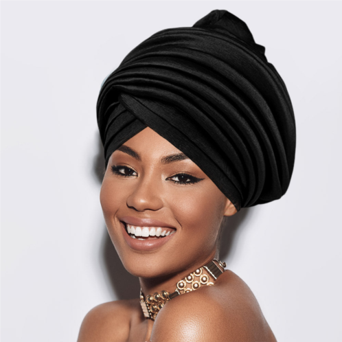 FASHNZFAB padded puffer turban hair wrap