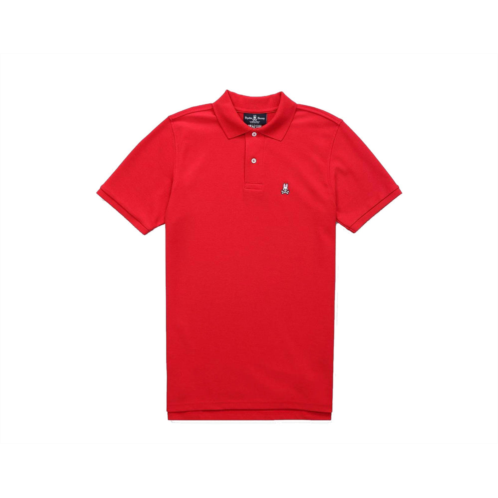 Psycho Bunny classic polo brilliant red mens shirt b6k001crpc-bri