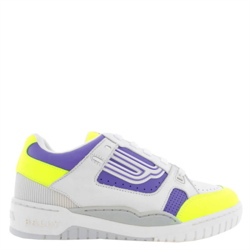 Bally kuba white lambskin sneakers