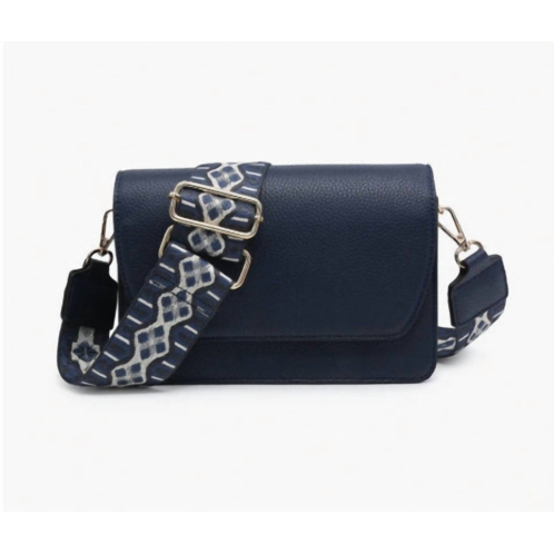 Jen & Co. the noah guitar strap crossbody bag in navy