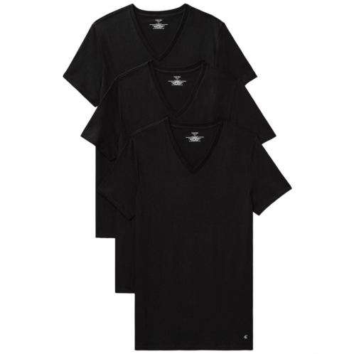 calvin klein short sleeve v-neck 3-pack