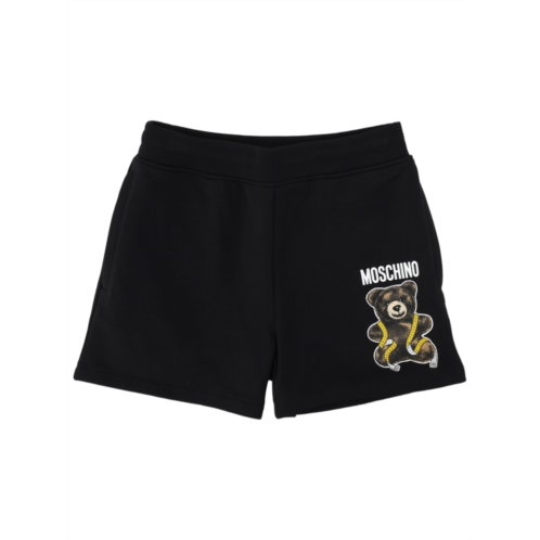 MOSCHINO teddy playful teddy bear graphic cotton shorts
