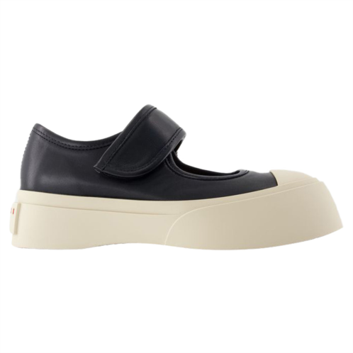 Marni mary jane sneakers - - leather - black