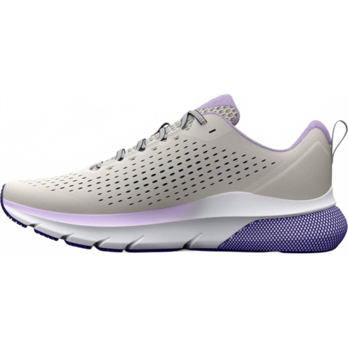 UNDER ARMOUR womens hovr turbulence sneaker in halo grey/nebula purple