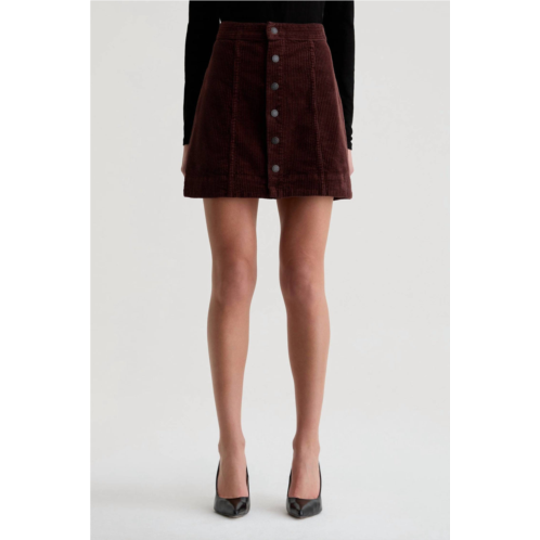 AG Jeans evie corduroy skirt in coffee bean