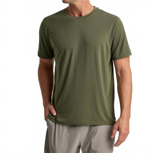 FREE FLY elevate lightweight tee in fatigue