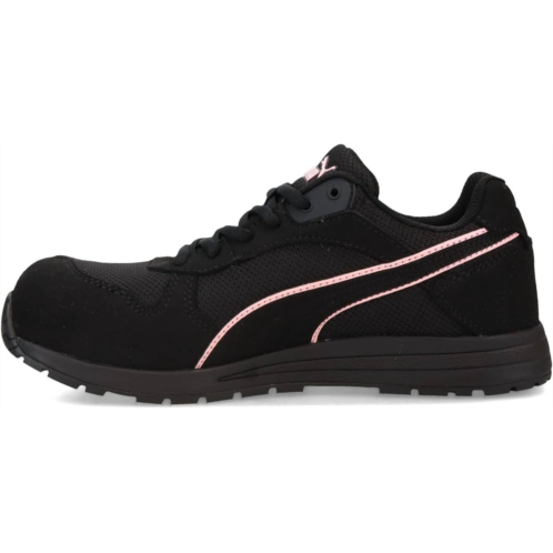 Puma womens frontside industrial shoe in black pink