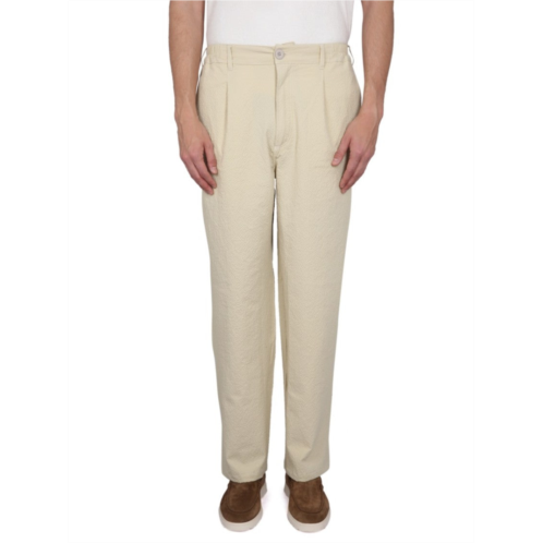 Howlin relaxed-fit textured cotton pants