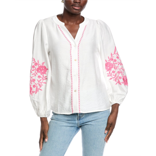 ANNA KAY smoking fleur blouse