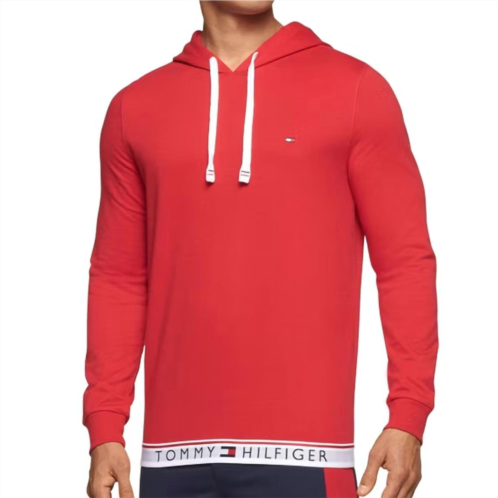 Tommy Hilfiger french terry hoodie in mahogany