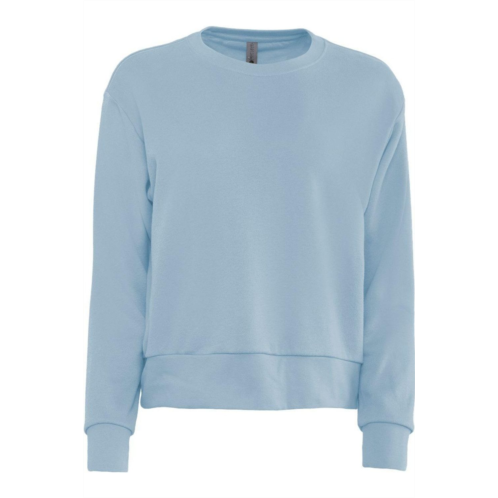 Next Level womens laguna sueded sweatshirt