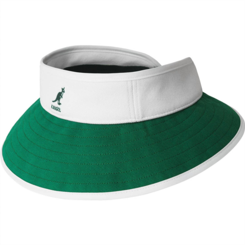 Kangol womens golf sun visor in white/green
