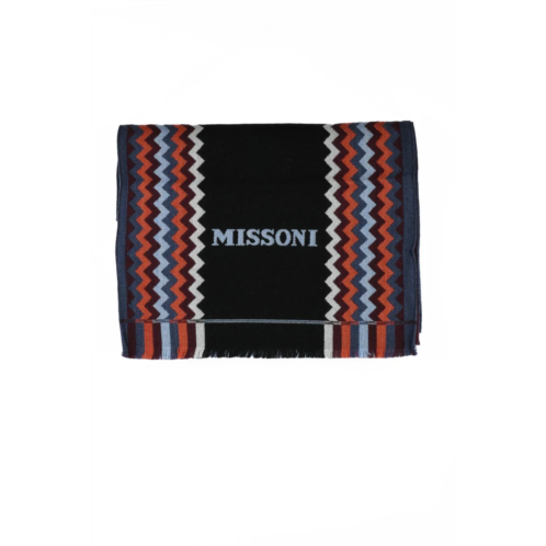 MISSONI grey wool scarf