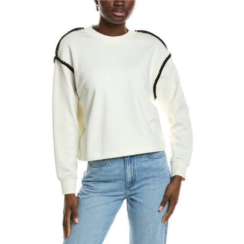 Rag & bone terry blanket stitch sweatshirt