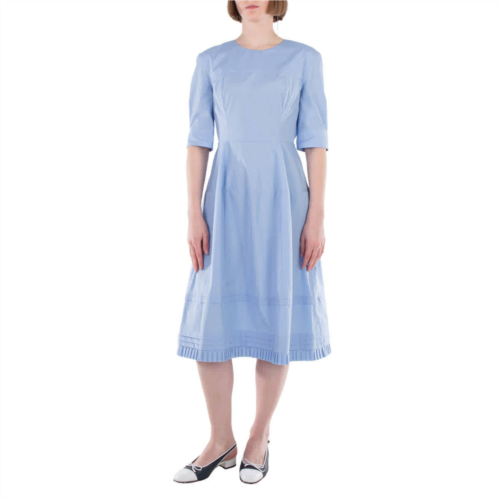 Marni iris blue a-line midi dress brand size 42 ( us size 10 )