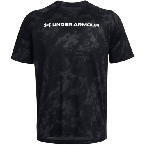 UNDER ARMOUR mens tech abc camo t-shirt in black