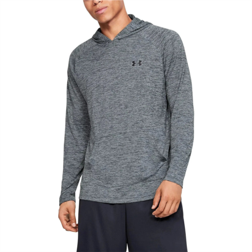 under armour tech 2.0 hoodie mens 3xl heather pitch gray kangaroo pocket gbo2836