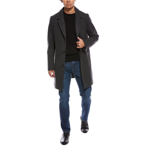 Cole Haan wool-blend top coat