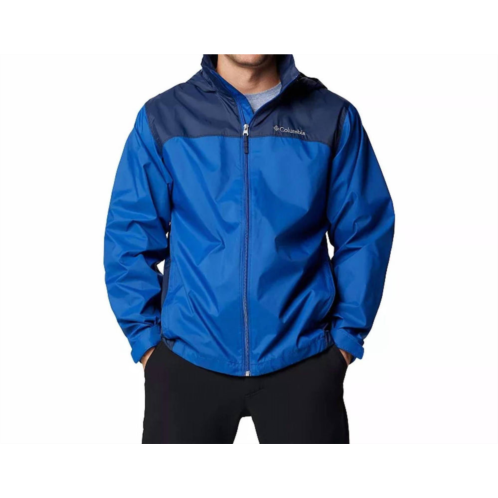 Columbia mens glennaker rain jacket in blue