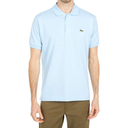 LACOSTE legacy short sleeve pique polo shirt in overview