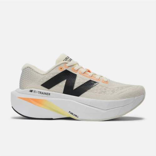 New Balance womens fuelcell supercomp trainer v3 shoe in beige/orange
