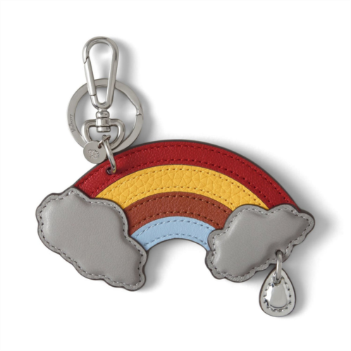 Mulberry british park keyring - rainbow
