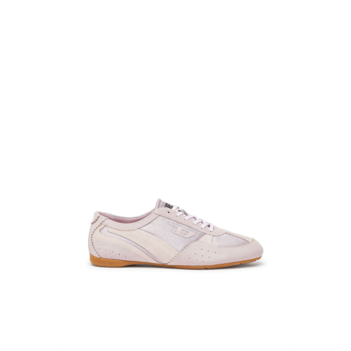 Diesel d-mile-flat sneakers with suede overlays