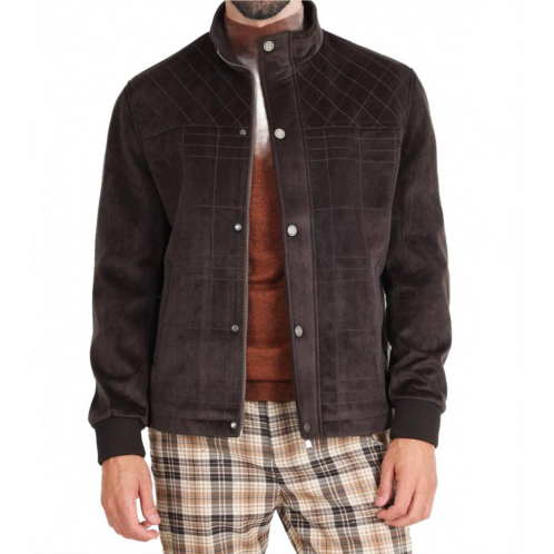 BARABAS montreux bomber jacket in coffee