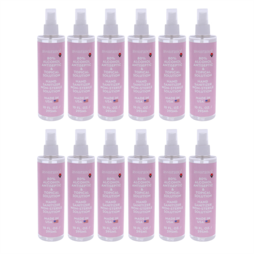 Assurance hand sanitizer non-sterile solution by for unisex - 10 oz hand sanitizer - pack of 12