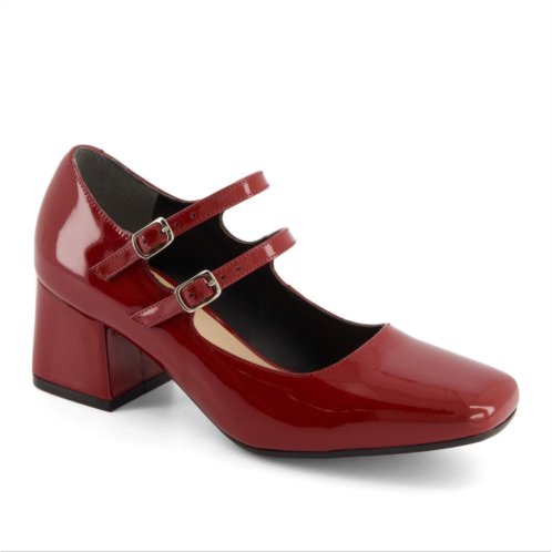 Andrea womens heeled mary janes