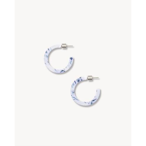 MACHETE mini hoops in lilac bleu