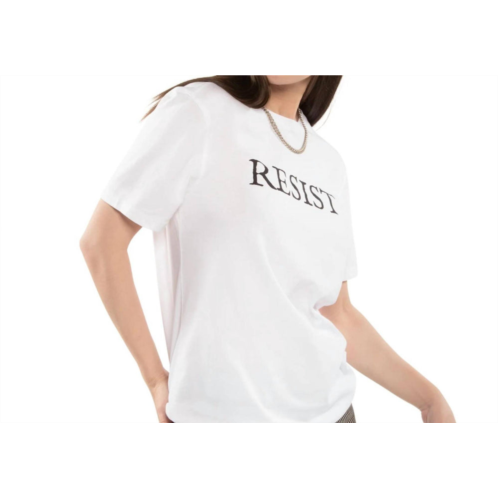 ON THIS DAY resist tee in white