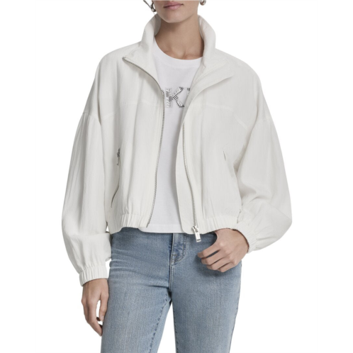 DKNY 1989 logo peached trench light jacket