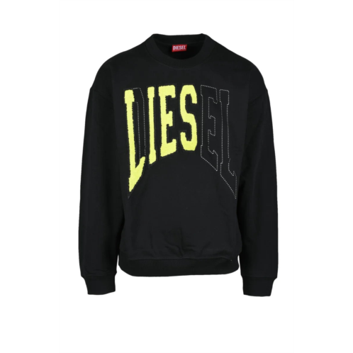 DIESEL cotton sweatshirt - black