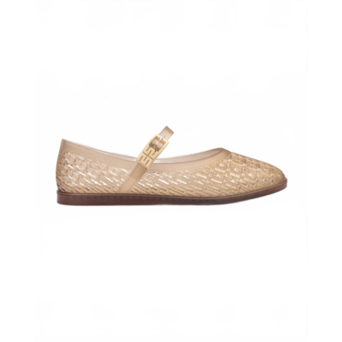 Melissa womens harper ballet flats in clear beige