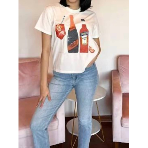 queen of SPARKLES queen of spritz in white