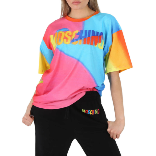 Moschino logo-print oversized t-shirt