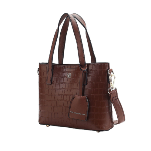 MKF Collection isolde crocodile embossed tote bag by mia k